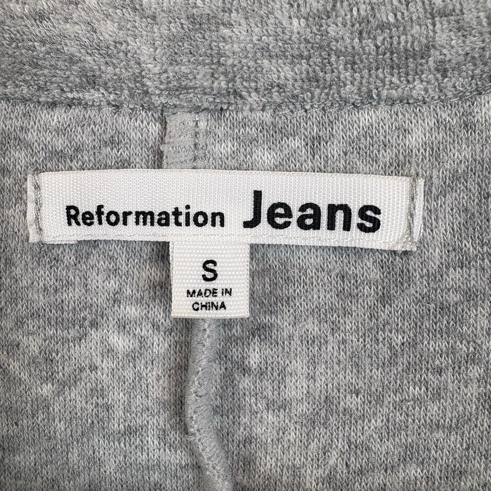 Reformation Terry Cloth Romper Beach No belt Gray Size Small‎ - Picture 5 of 6
